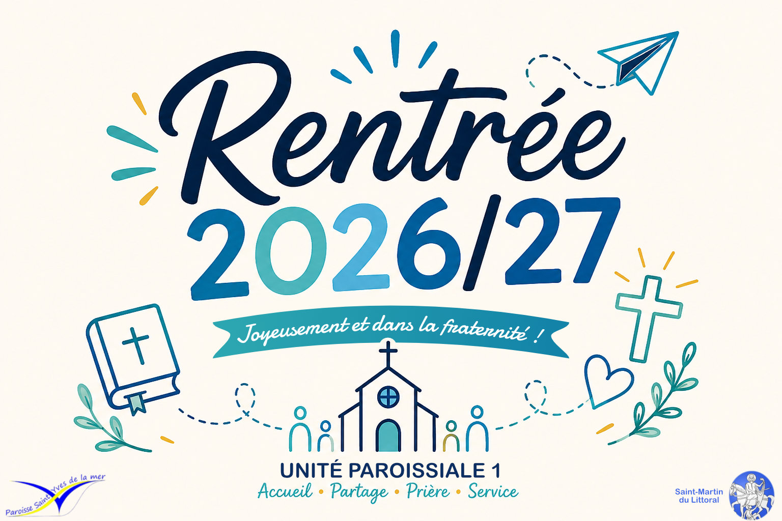 Messe de rentrée de l'unité pastorale 1 (St-Yves et St-Martin)